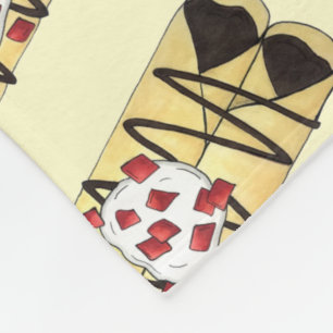 Chocolate Crêpe Pancake Frankrijk Fleece Deken