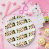 Chocolate Crêpe Pancake Frankrijk Papieren Bordje (Feest)