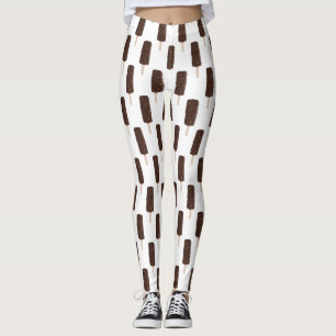 Chocolate Crunch Ice Cream Bar-patroon Leggings
