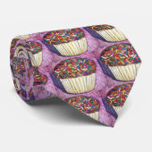 "Chocolate Cupcake with Sprinkles" Stropdas (Opgerold)