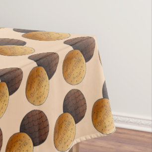 Chocolate Digestive Biscuits British Food Tea Time Tafelkleed