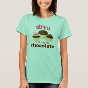 Chocolate Diva Singer T-shirt