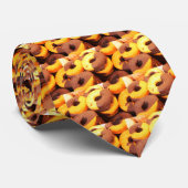 Chocolate Donut Dad Stropdas (Opgerold)