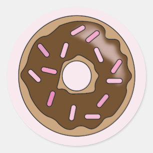 Chocolate Donut Sticker