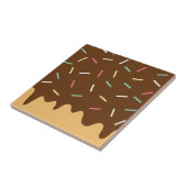 Chocolate Donut Tegeltje (Zijkant)