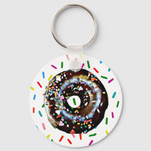Chocolate Doughnut met Sleutelhanger van Sprinkles