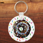 Chocolate Doughnut met Sleutelhanger van Sprinkles (Voorkant)