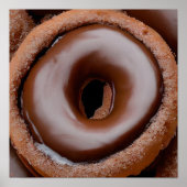 Chocolate Frosted Donut Poster (Voorkant)