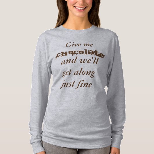 Chocolate Get Along T-shirt (Voorkant)