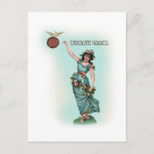 Chocolate Goddess Grecian Briefkaart (Voorkant)