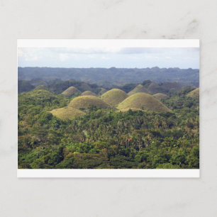 Chocolate Hills Bohol Filipijnen Briefkaart