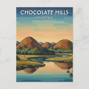 Chocolate Hills Bohol Filipijnen Reizen Briefkaart