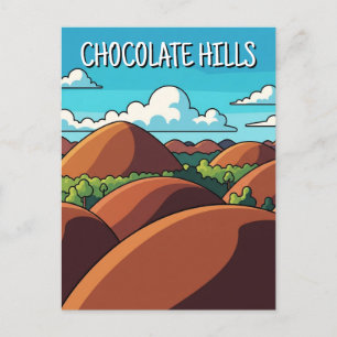 Chocolate Hills Bohol Filipijnen Reizen Briefkaart