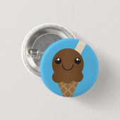 Chocolate Ice Cream Button (Voorkant /achterkant)