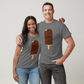 Chocolate Ice Cream Popsiche T-shirt (Unisex)