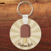 Chocolate Ice Cream Stick Sleutelhanger (Voorkant)