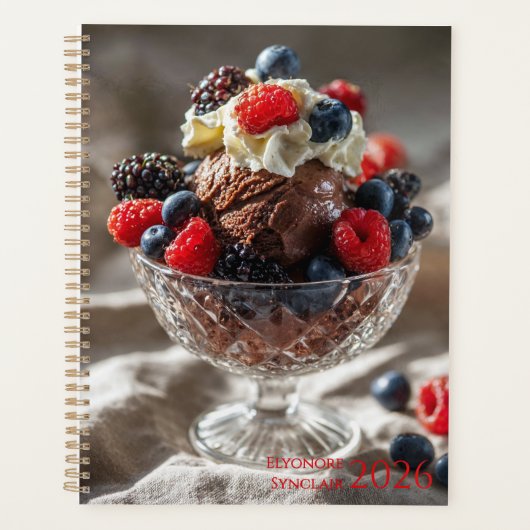Chocolate Ijs Berry 2026 Planner (Voorkant)