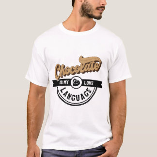 Chocolate is mijn liefdestaal t-shirt