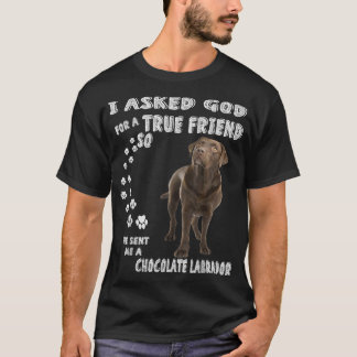 Chocolate Lab Gezegde mam Papa Print Labrador Retr T-shirt