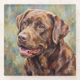 Chocolate Lab Kunst Onderzetters