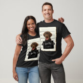 Chocolate lab Labrador Dog Mug Shot Bad Dog With T-shirt (Unisex)