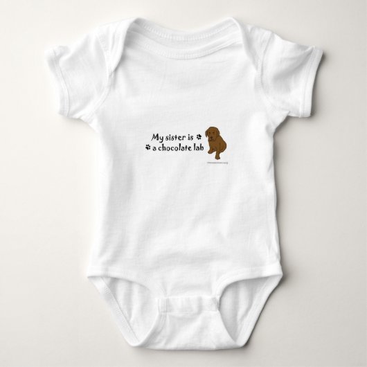 Chocolate Lab - Meer rassen Romper (Voorkant)