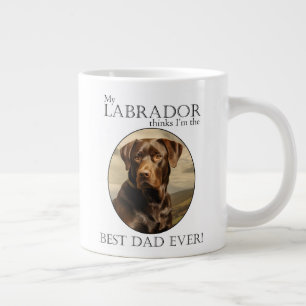 Chocolate Lab Pa Extra Grote Beker