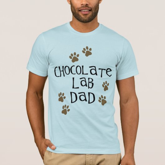 Chocolate Lab Pa T-shirt (Voorkant)