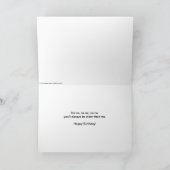 Chocolate Lab Verjaardag Kaart (Binnen)