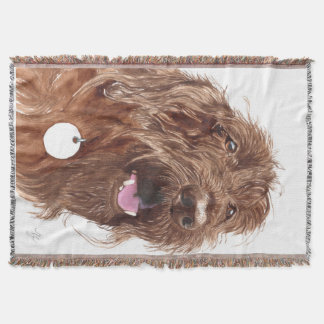 Chocolate Labradoodle Deken