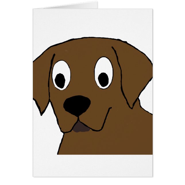 chocolate labrador cartoon (Devant)