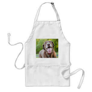 Chocolate Labrador Dog Standaard Schort