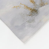 Chocolate Labrador Holiday Fleece Deken (Hoek)