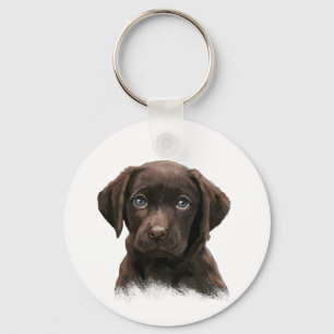 Chocolate Labrador Retriever Brown Sleutelhanger