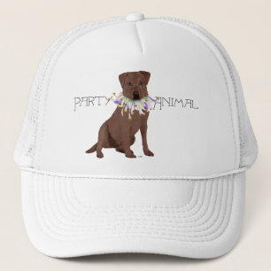 Chocolate Labrador Retriever Feest Trucker Pet