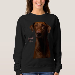 Chocolate Labrador Retriever Lab Tee Dog Mom Dad Trui