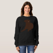 Chocolate Labrador Trui (Voorkant volledig)