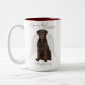 Chocolate Labs zijn Angels Mok (Links)
