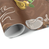 Chocolate Latte Lab Cadeaupapier (Rol Hoek)