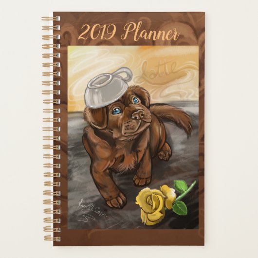 Chocolate Latte Lab Planner (Voorkant)