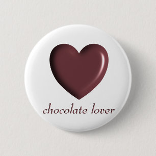 Chocolate Lover Button
