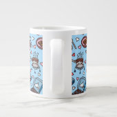 Chocolate lover cute extra grote beker (Achterkant)