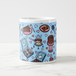 Chocolate lover cute extra grote beker