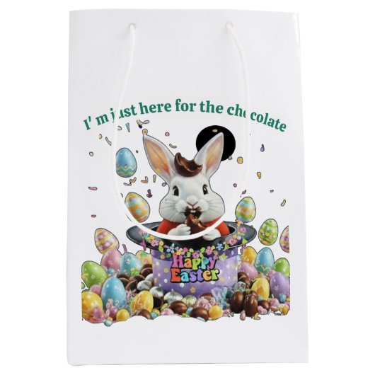 Chocolate Lover Easter Medium Cadeauzakje (Voorkant)