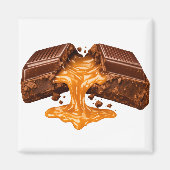 Chocolate Lover Fridge Magnet (Devant)