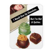 Chocolate Lover Funny  Kaart Magneet (Verticaal)
