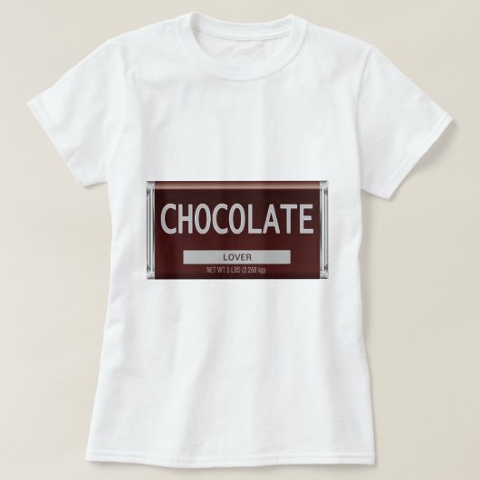 Chocolate Lover Women's T-shirt (Design voorkant)