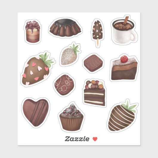 Chocolate Lovers Sticker (Vel)