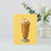Chocolate Milkshake Briefkaart (Staand voorkant)