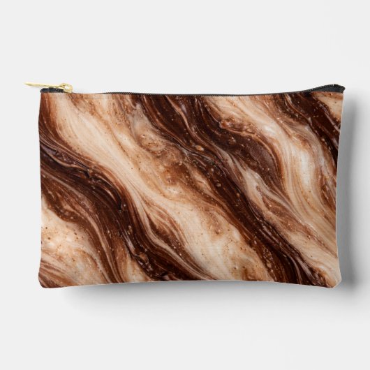 Chocolate Milkshake Marble Texture Etui (Voorkant)